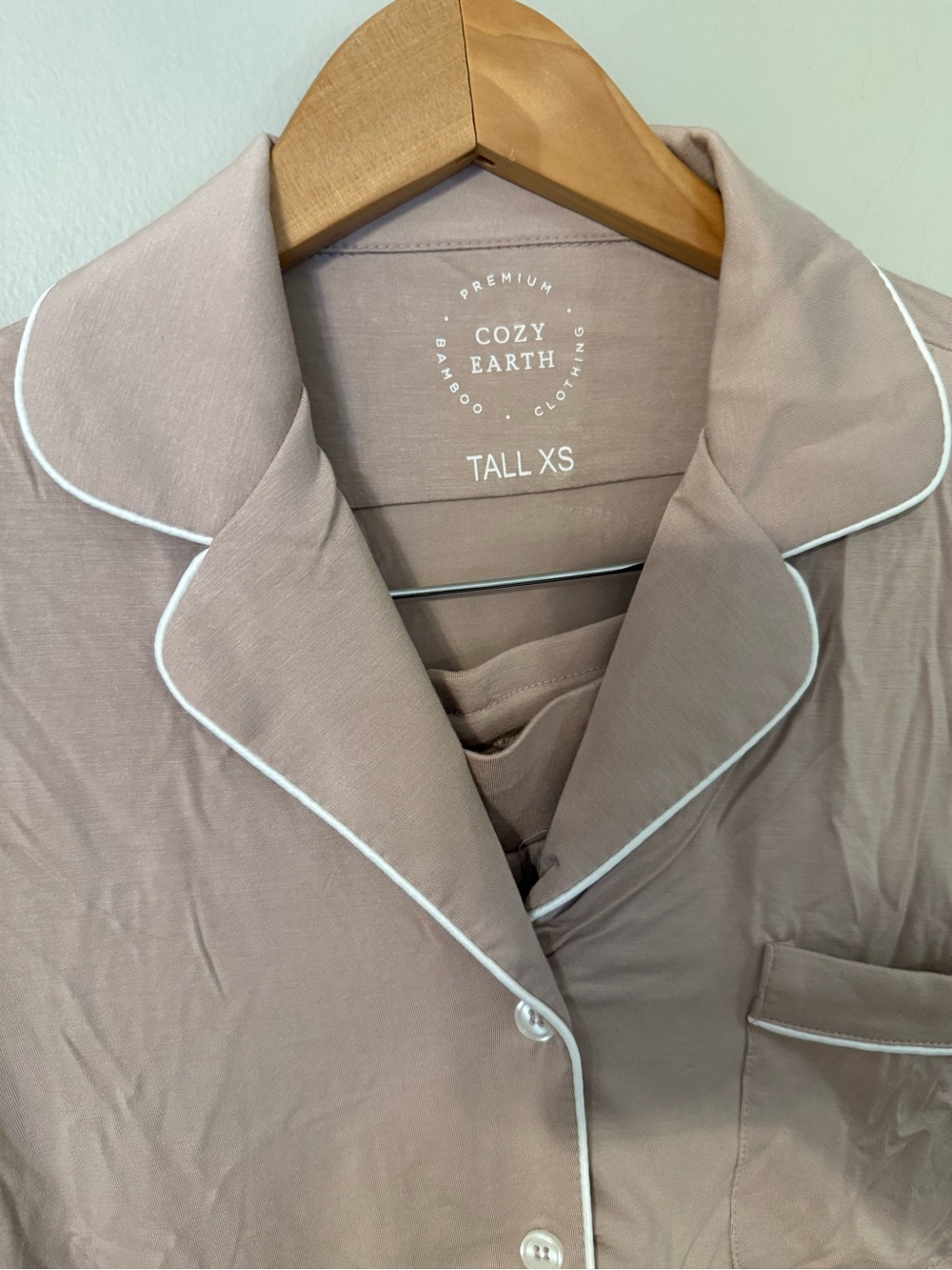 NWT. Cozy Earth Bamboo Long Sleeve PJs - blush size XST - Picture 3 of 6